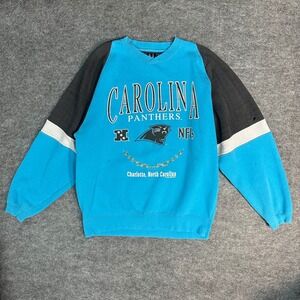 RARE Vintage 90s GALT SAND‎ Carolina Panthers Sweatshirt Mens Medium Spellout